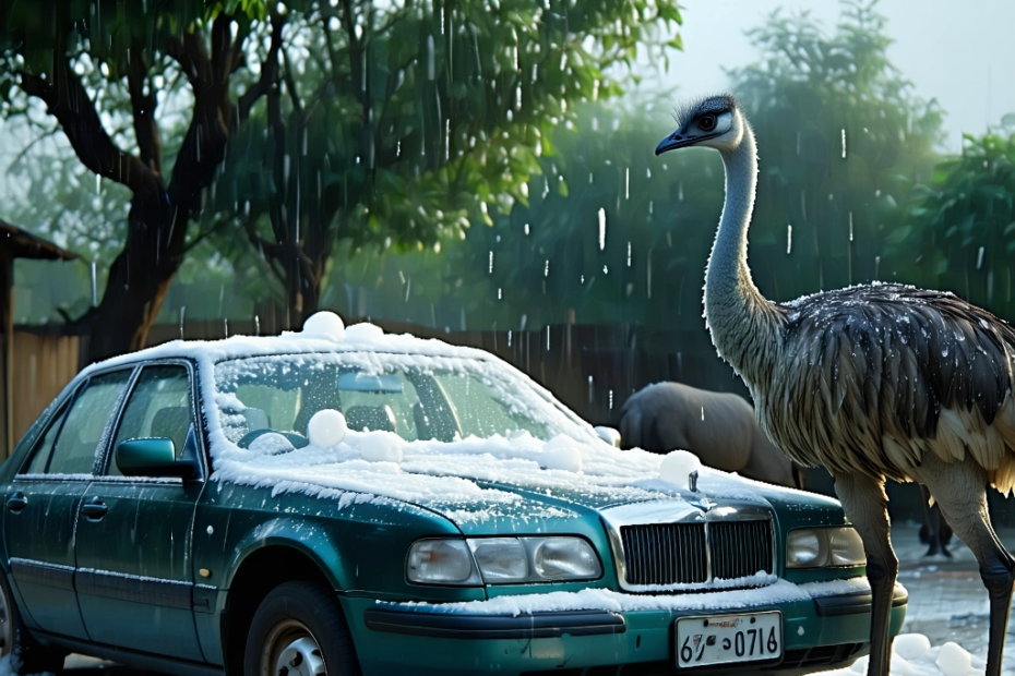 ¡Granizo Gigante en Springfield: La Tormenta que Sorprendió a Todos!