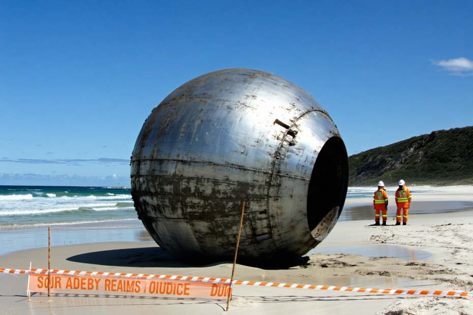 ¡Misteriosas esferas del espacio invaden las playas de Australia!