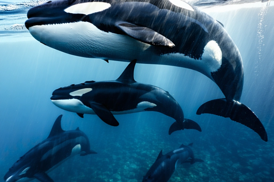 ¡El Misterioso Juego de las Orcas con los Gigantes del Mar!