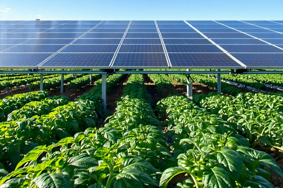 ¿Cómo están revolucionando los paneles solares la agricultura?