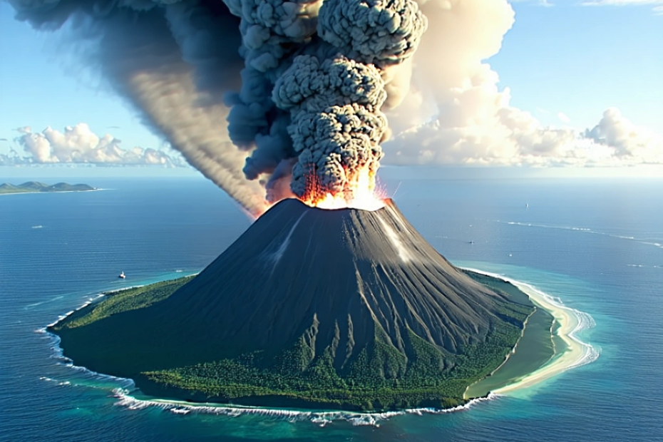 El Impactante Estallido del Volcán Submarino que Sorprendió al Mundo