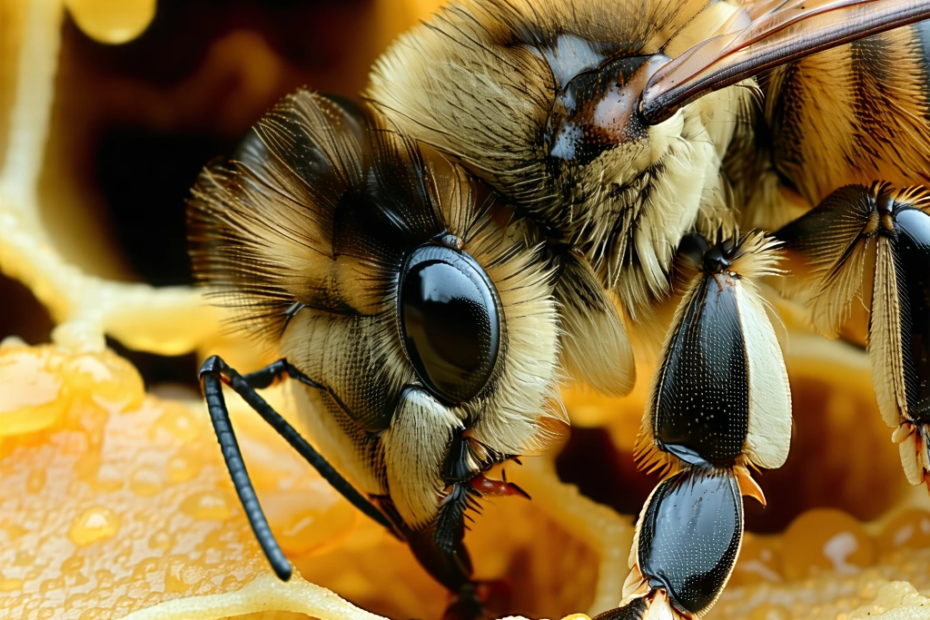 ¿Cómo protegen las abejas a su reina de los peligros químicos?