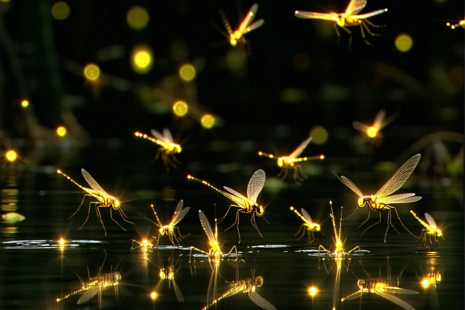 ¿Comunicación secreta en la naturaleza? Luces y sonidos en sincronía