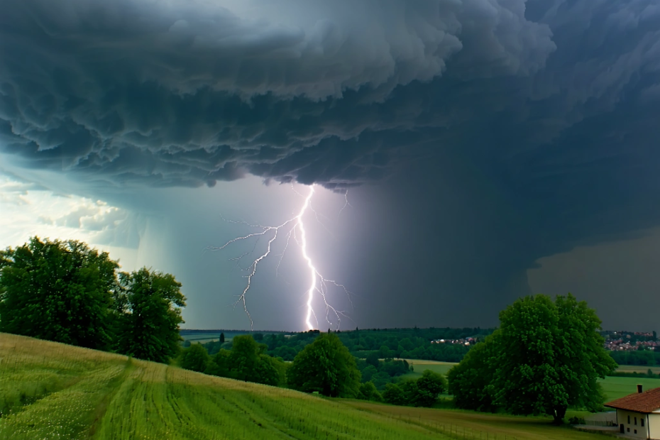 Tormentas eléctricas y lluvias torrenciales: el fin del verano en Europa